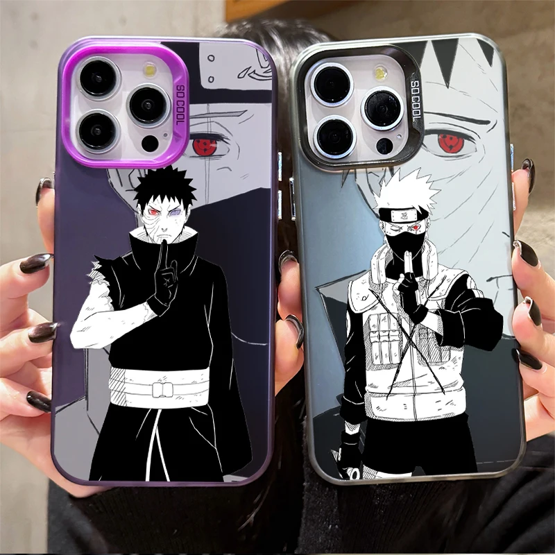 Funda rígida de Naruto Kakashi y Obito para Samsung Galaxy A34 A14 A13 A23 A55 A15 A35 A25 A05 A05S 5G A24 A54 A53 A33 A32 A52 A52S - imagen 2