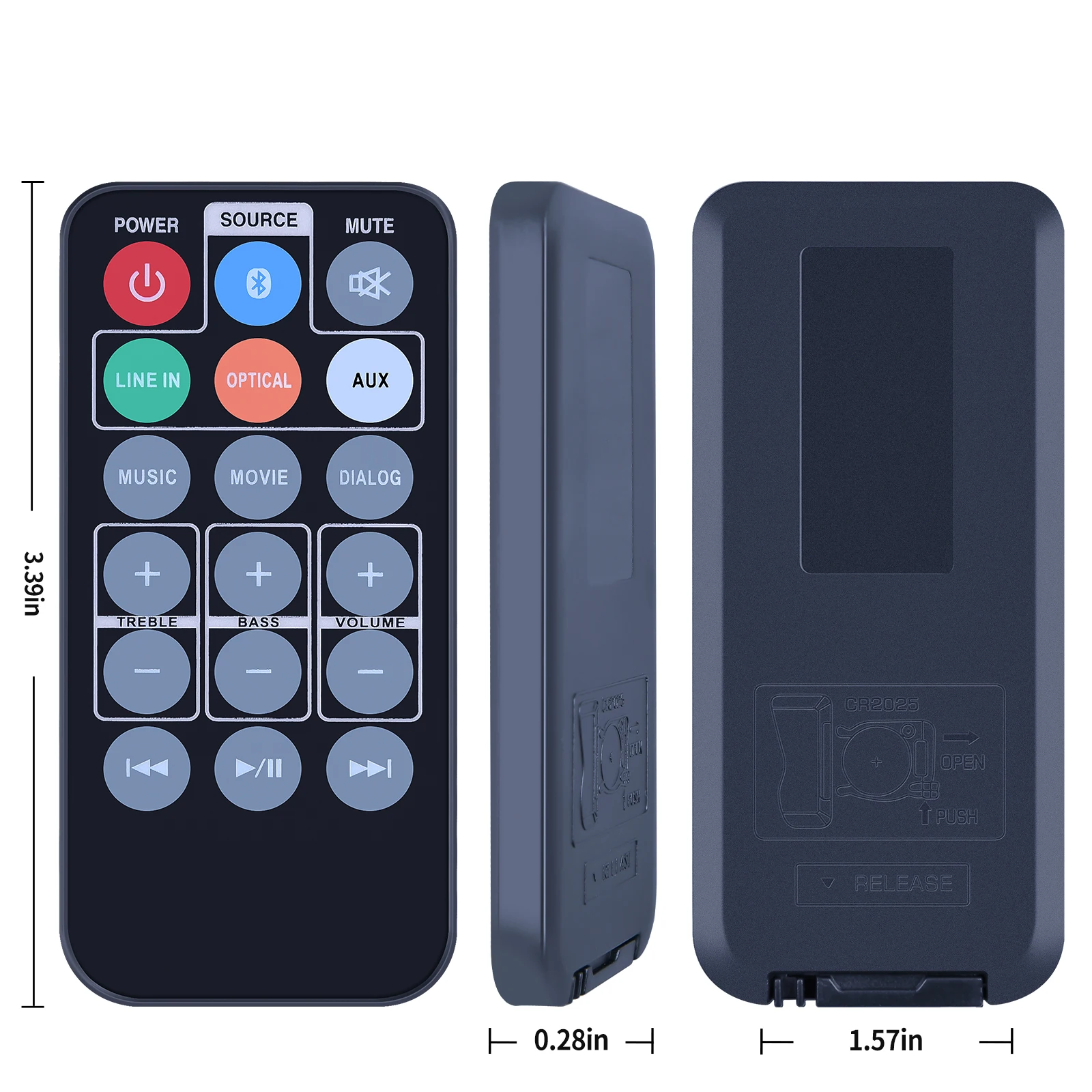 Ilive-mando a distancia para V859-04 ITB284B, barra de Sonido HD con Bluetooth, sistema de Audio, nuevo - imagen 5