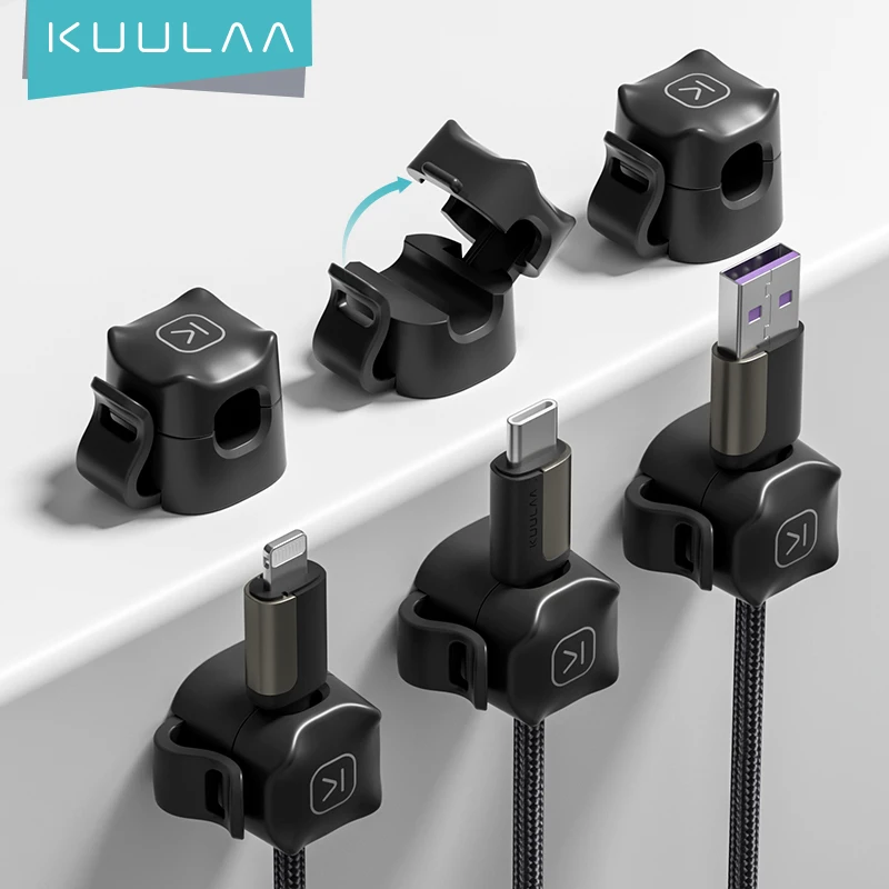 Organizador de Cables KUULAA – Sujetacables Adhesivos