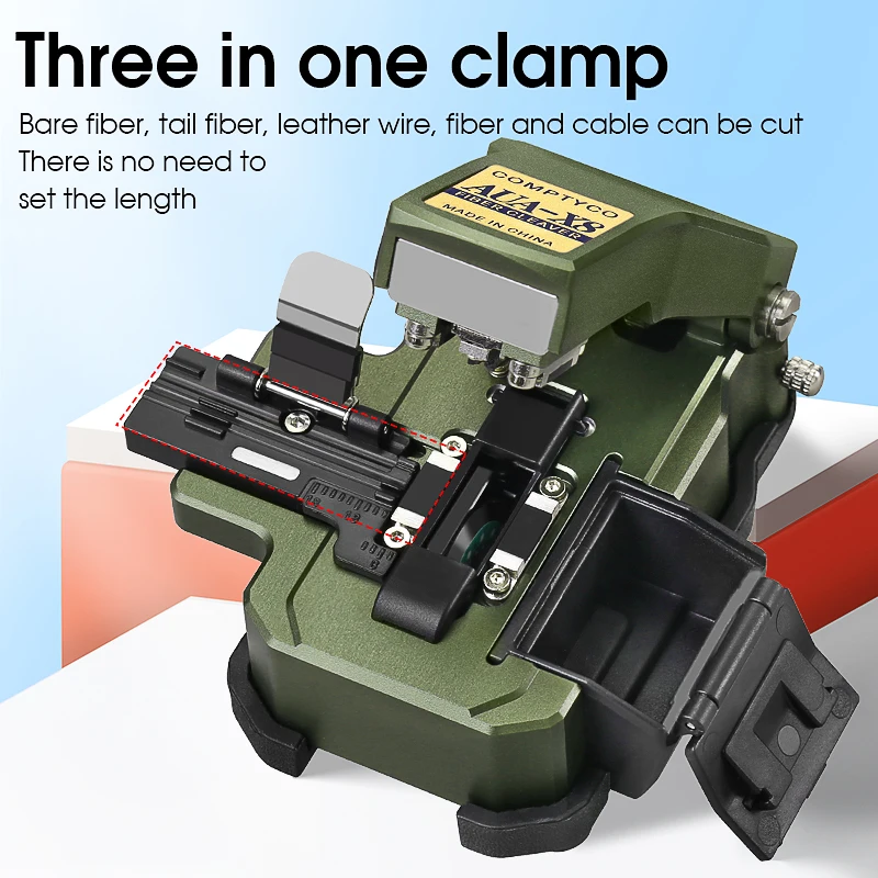 COMPTYCO-cuchilla de fibra AUA-X8 FTTH, cortador de fibra óptica de alta calidad, cuchillo de corte de Cable de fibra óptica de alta precisión - imagen 5