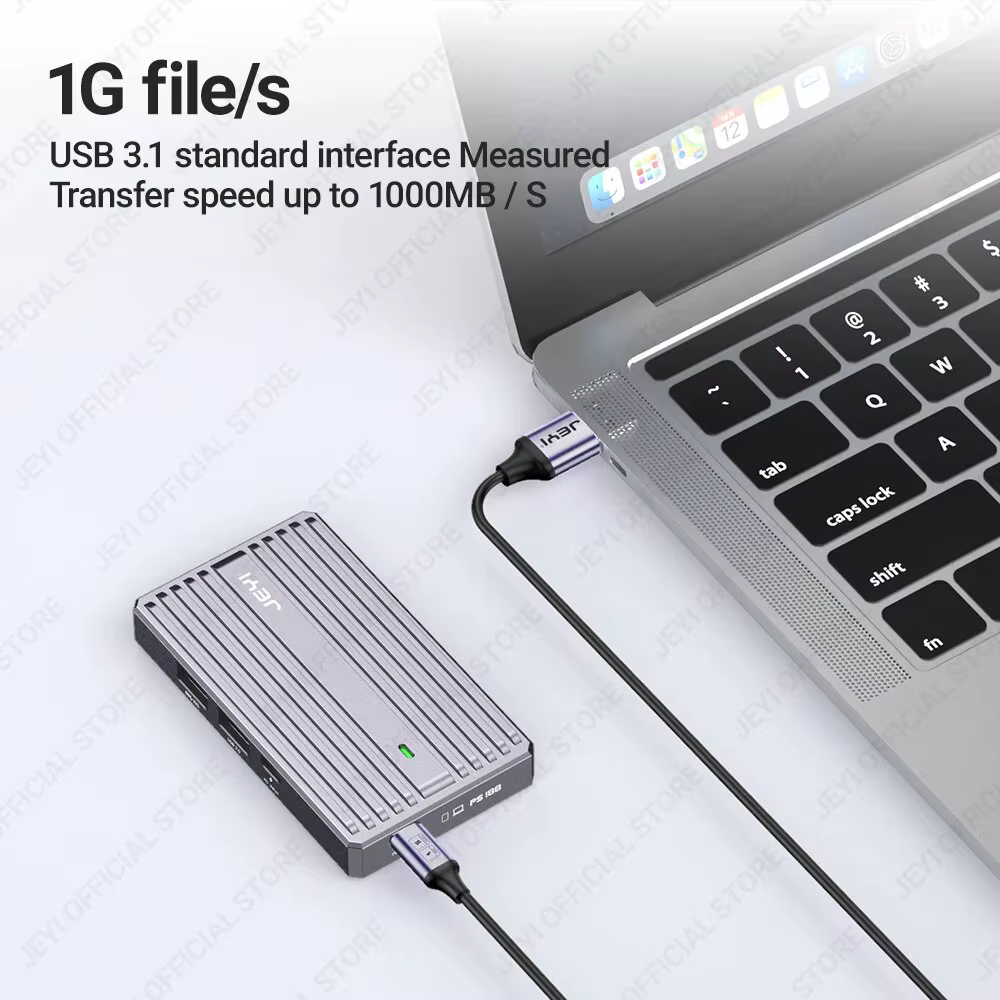 JEYI Cable USB-A a USB-C 60W Carga Rápida 10Gbps - imagen 5