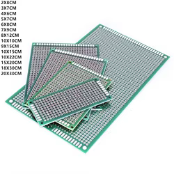 Placa PCB Doble Cara Universal para Prototipos de Circuito Impreso