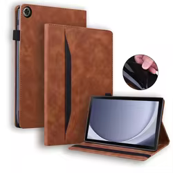 Para Samsung Galaxy Tab A9 SM X110 funda X115 8,7 pulgadas PU cuero Business Folio suave TPU funda trasera para tableta para Galaxy Tab A9