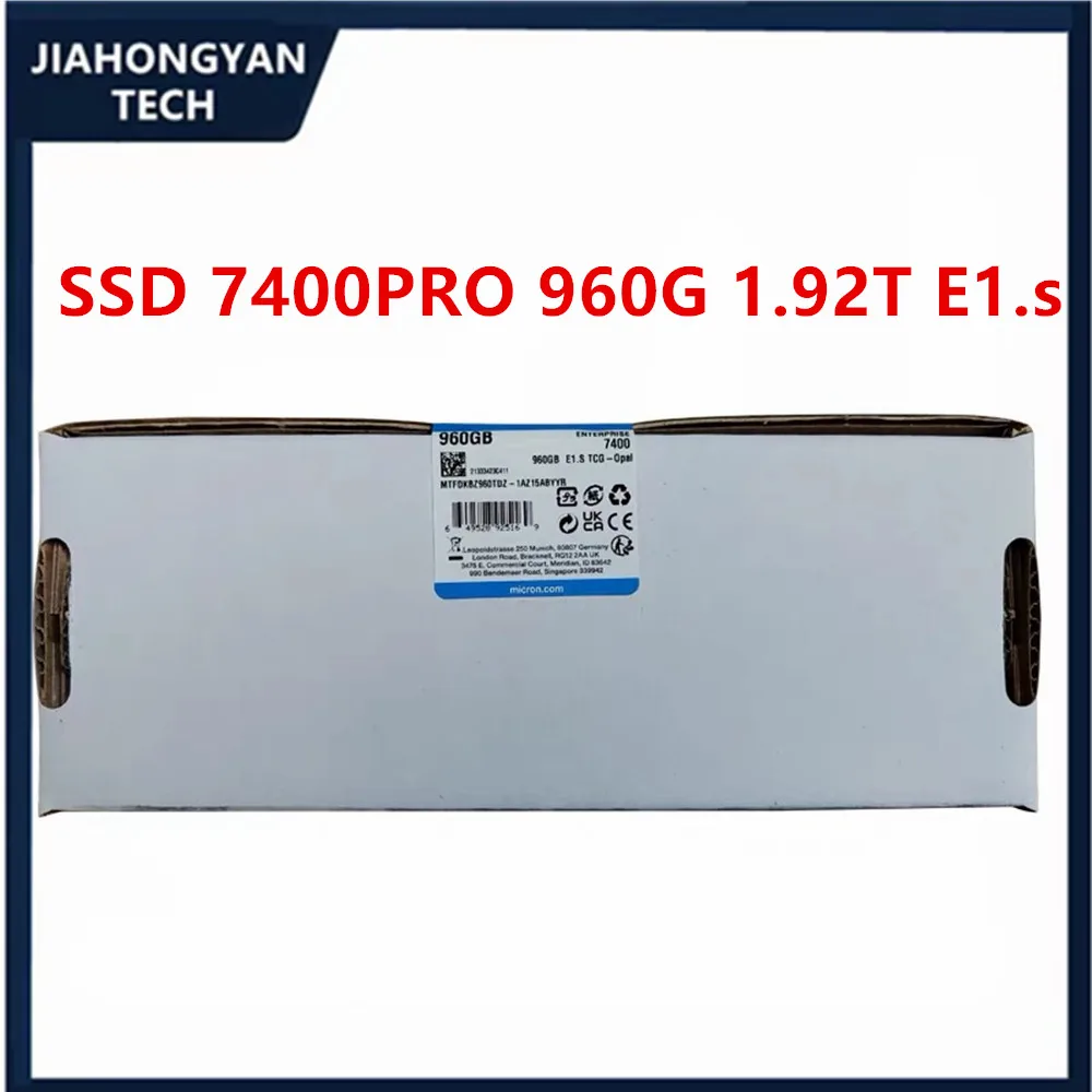 Nuevo Original para Micron 7400PRO 960G 1,92 T 3,84 T E1. Unidad de estado sólido para servidor empresarial NVME PCIE4.0X4 con interfaz S - imagen 4