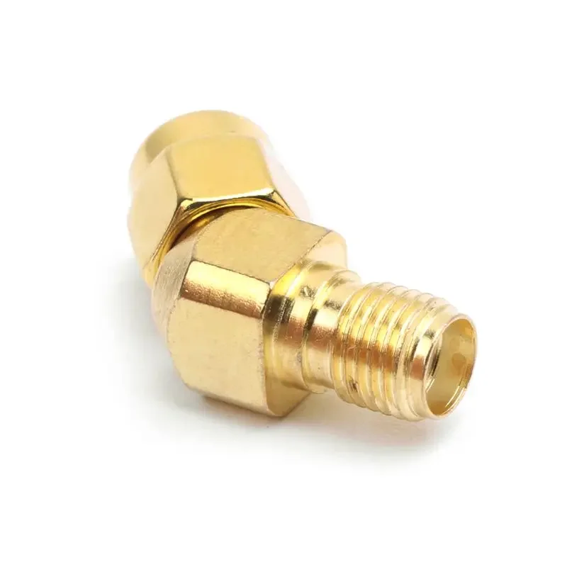 Conector adaptador cónico SMA macho a SMA hembra 45 de 135 grados para antena de gafas FPV - imagen 5