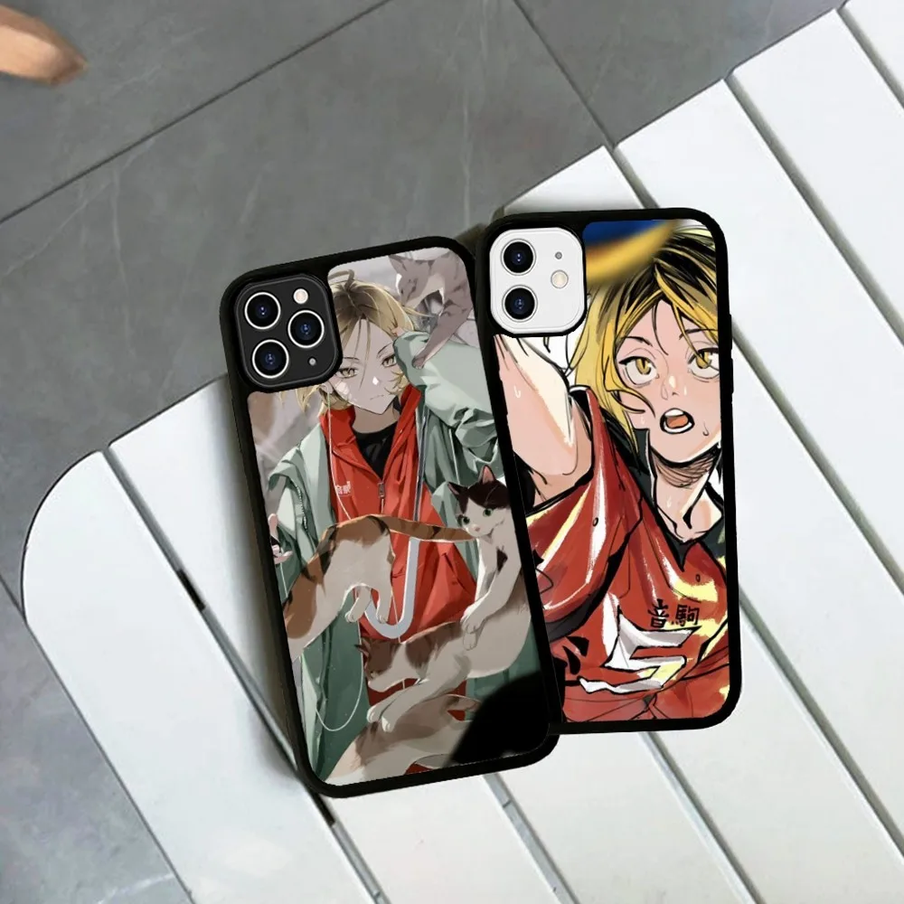 Haikyuu Kozume Kenma funda de teléfono de silicona PC + TPU para IPhone 11 12 13 14 15 16 Plus Pro Max - imagen 5