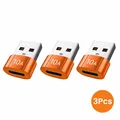 3PCS Orange USB2.0