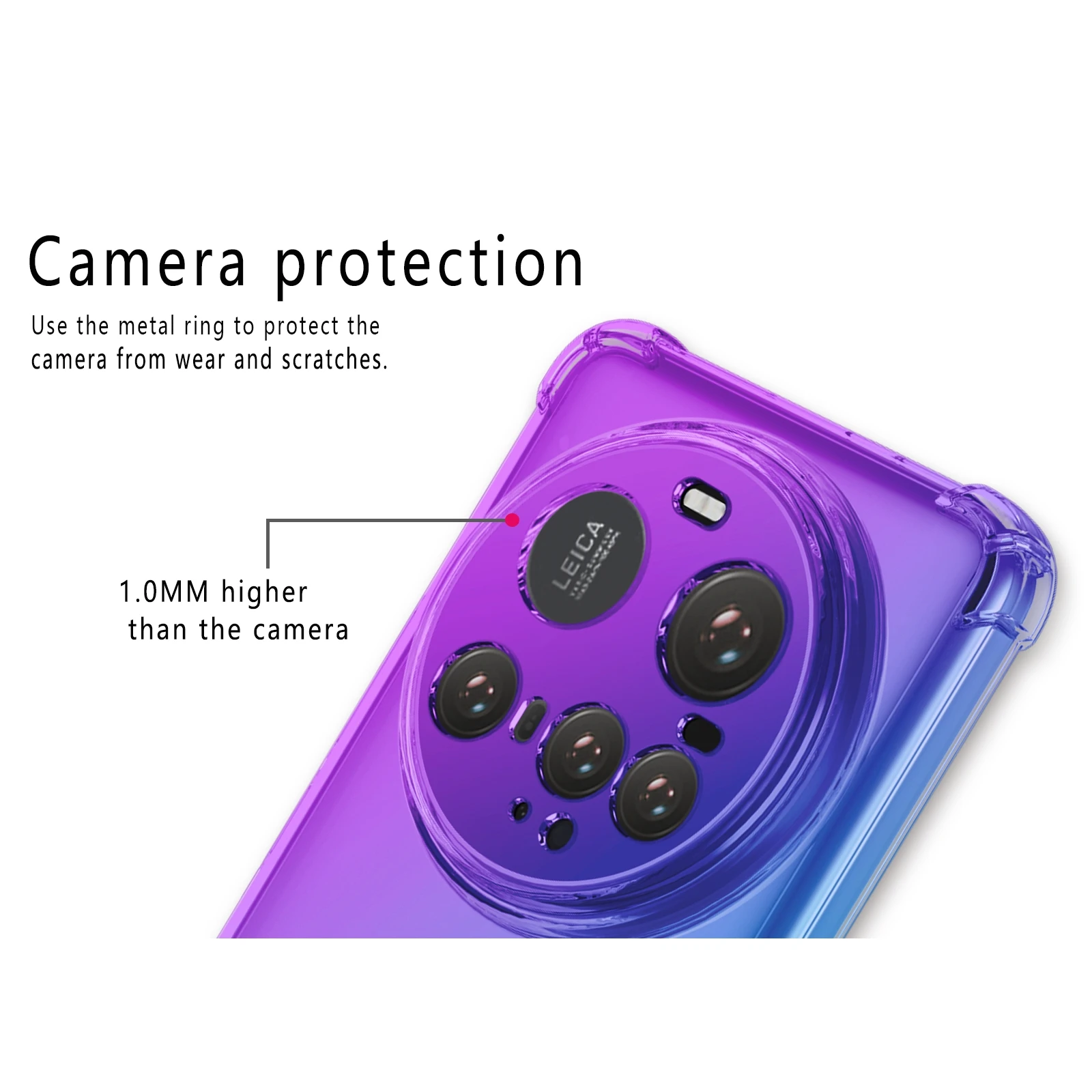 Funda de TPU con gradiente a prueba de golpes de cuatro esquinas para Xiaomi 15 Ultra 5G 2025, funda protectora, Fundas Coque Capa - imagen 4