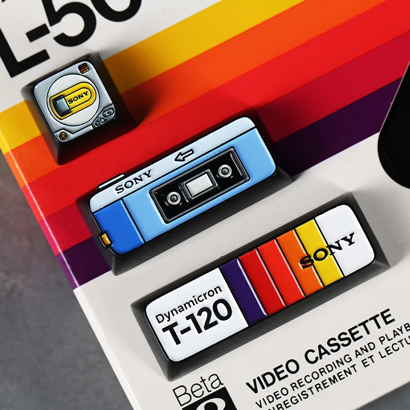 Tapa de teclado de Metal personalizada de aluminio lacado ECHOME, tapa de teclado creativa con perfil Cherry R4 para teclado mecánico - imagen 3