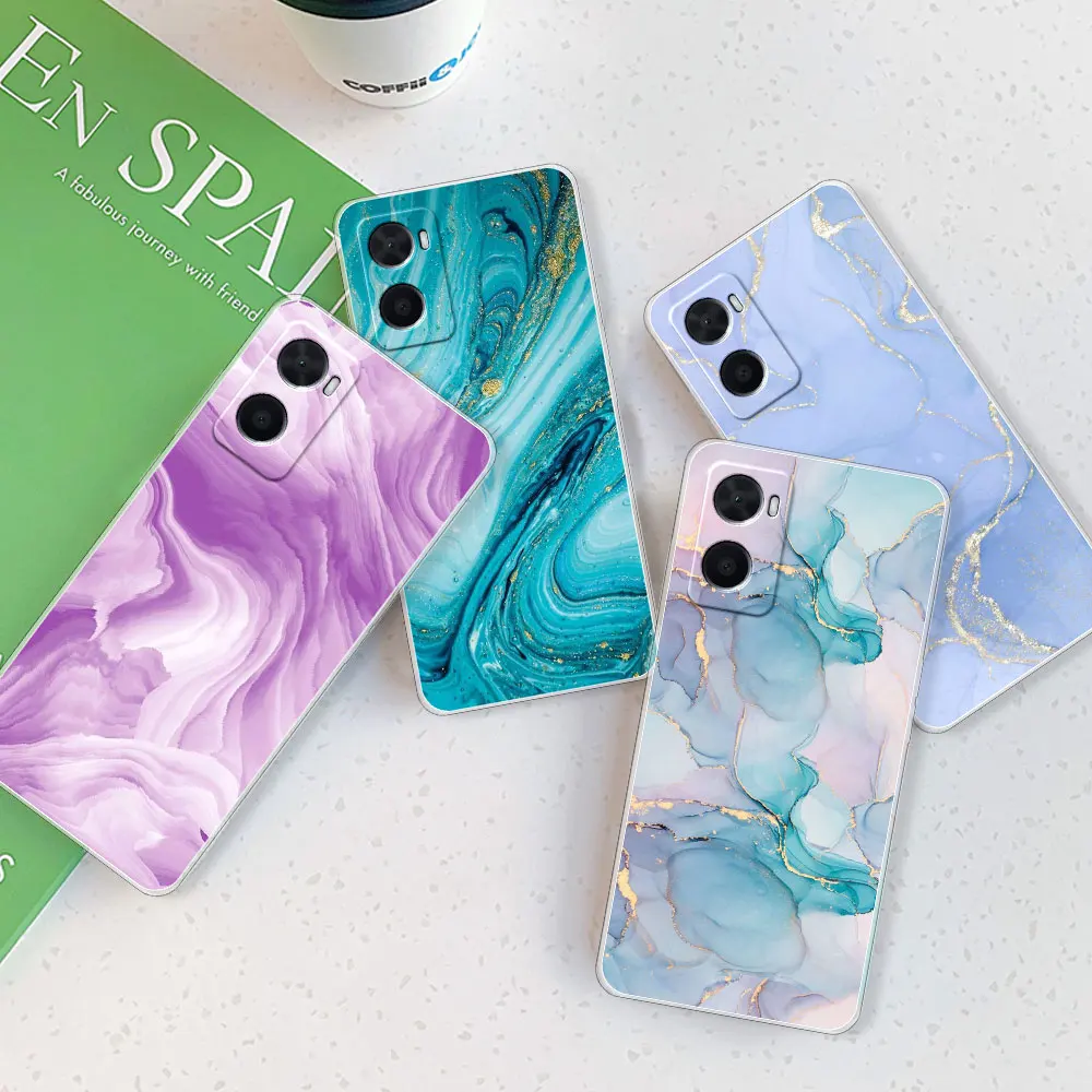 Funda de teléfono transparente para Oppo A76, A96, A36, A56, A56S, Funda de silicona suave, Funda transparente OppoA16, A16, Oppo A16S, A16K - imagen 5