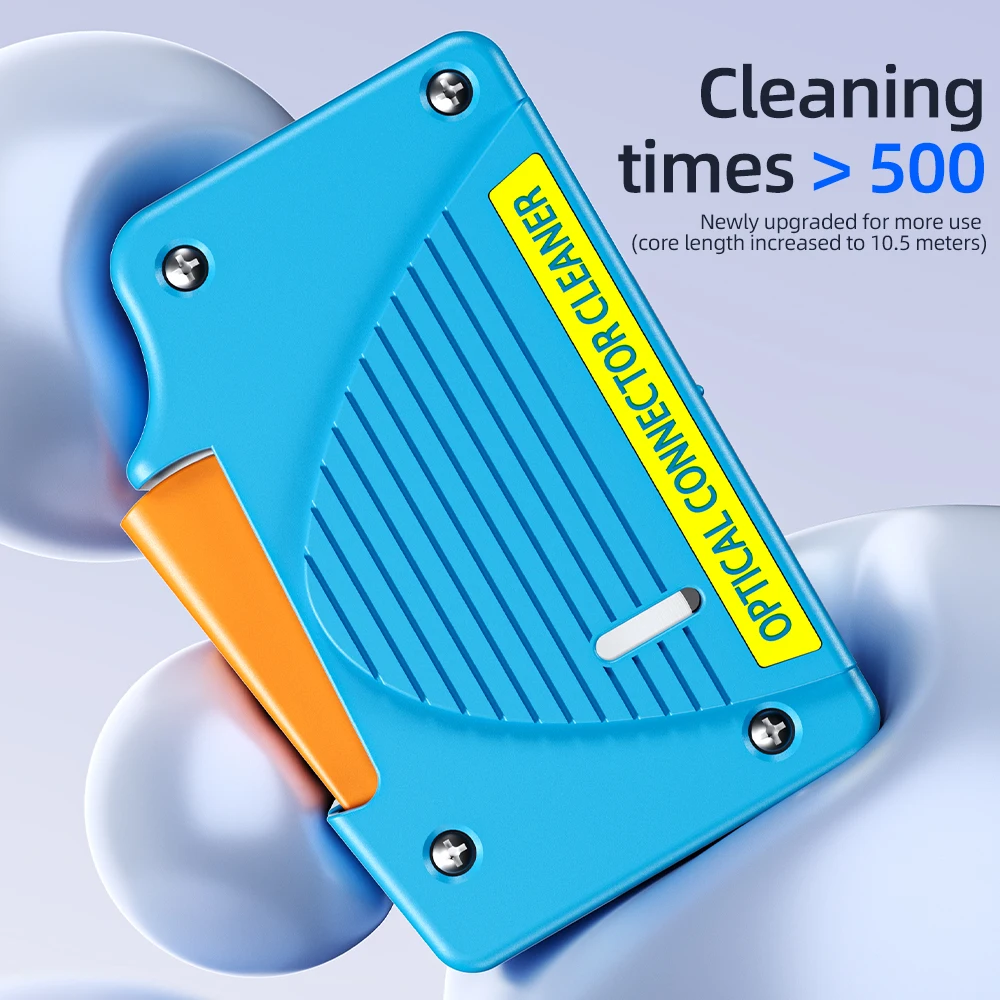 SAIVXIAN-caja de limpieza facial con extremo de fibra, limpiador de cola de cerdo, Cassette, herramienta de limpieza de fibra óptica Ftth, herramientas de limpieza para SC/ST/FC - imagen 5