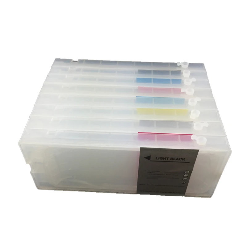 T6041-T6049 350ML 8 colores cartucho de tinta recargable con Chip para impresora de inyección de tinta de gran formato Epson Stylus pro 7800 7880 9800 9880 - imagen 3