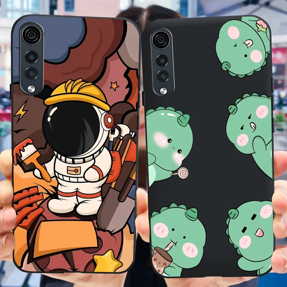 Para LG Velvet 5G funda LM-G900N nueva moda cubierta trasera pintada 6,8 ''funda de teléfono suave de silicona para LG Velvet 5G UW LM-G900V parachoques - imagen 3