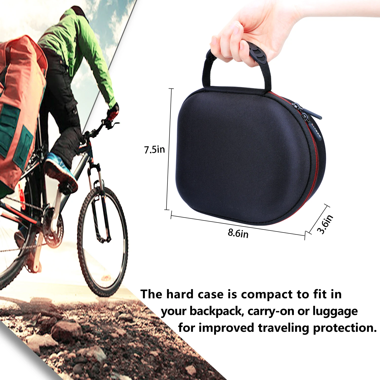 Funda para auriculares AKG Pro Audio Studio K361/K371, bolsa de transporte de almacenamiento, accesorios para auriculares de estudio - imagen 2