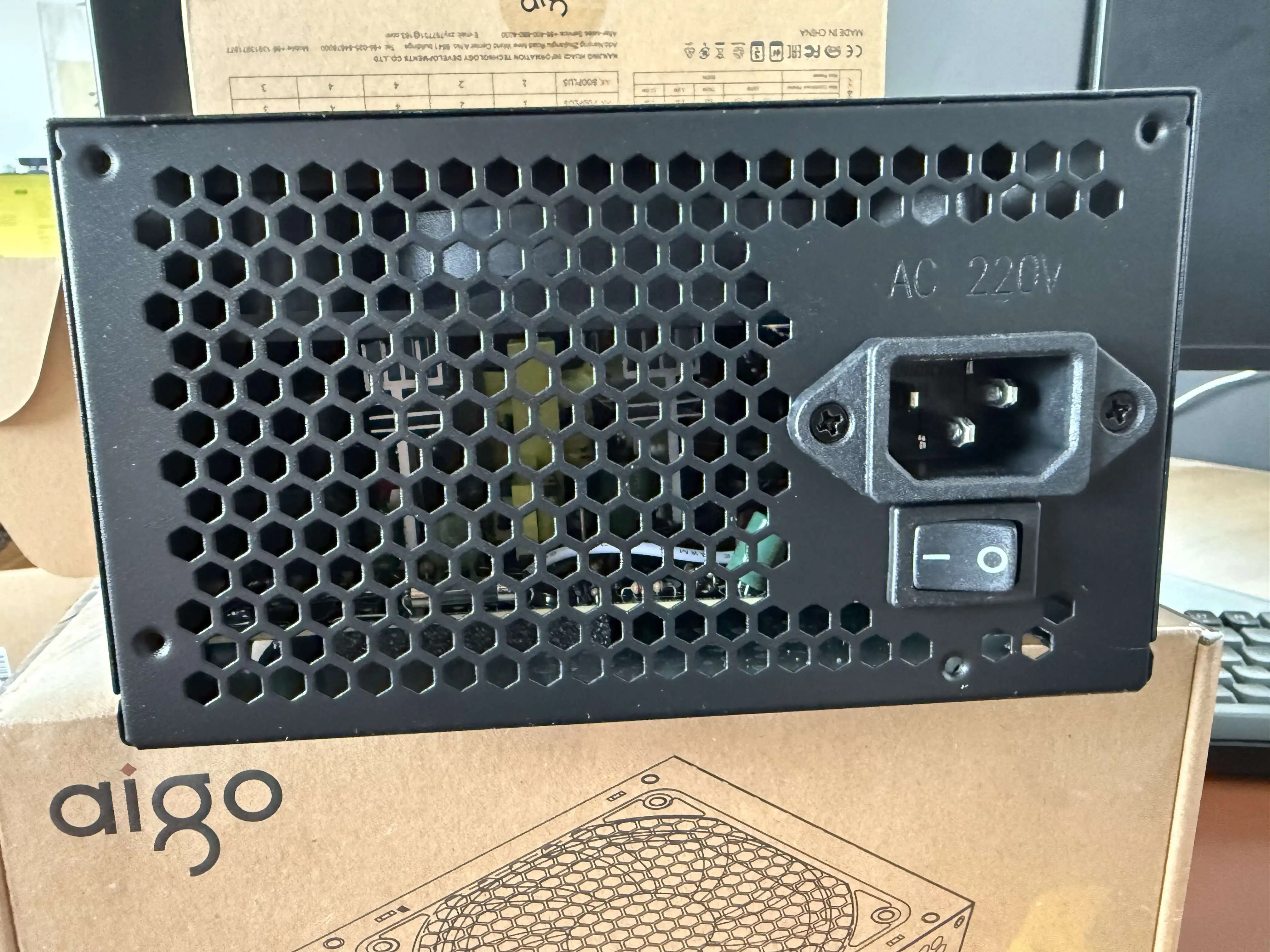 Go AK Fuente Alimentación PC Ventilador Silenciosa RGB ATX para Juegos - imagen 2