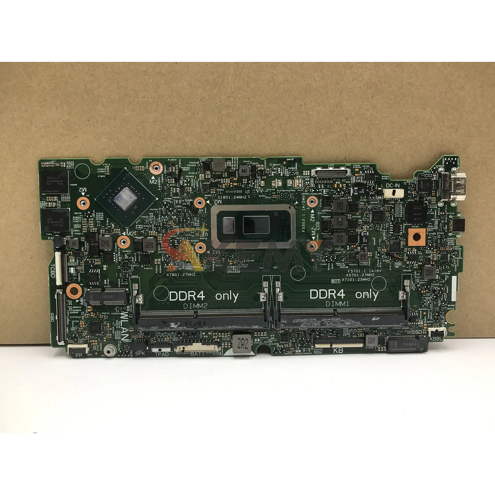 Para Dell inspiron 15 7591 17 7791 placa base de computadora portátil con CPU i5 i7 18806-1 CN-0850TM 0D0JY6 0850TM placa base 100% completamente probada - imagen 3