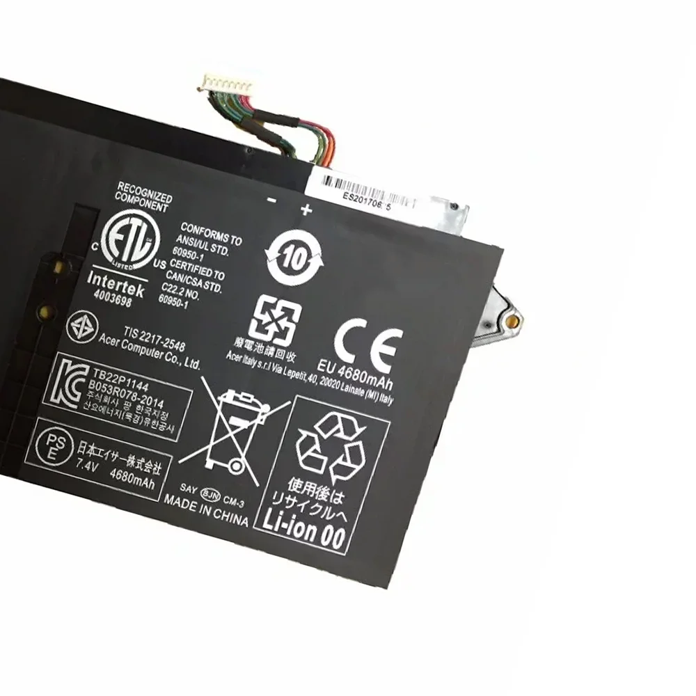 AP12F3J 7,4 V 35Wh 4680mAh batería Original del ordenador portátil para Acer 2ICP3/65/114-2 Aspire 13,3 pulgadas S7 S7-391 - imagen 4