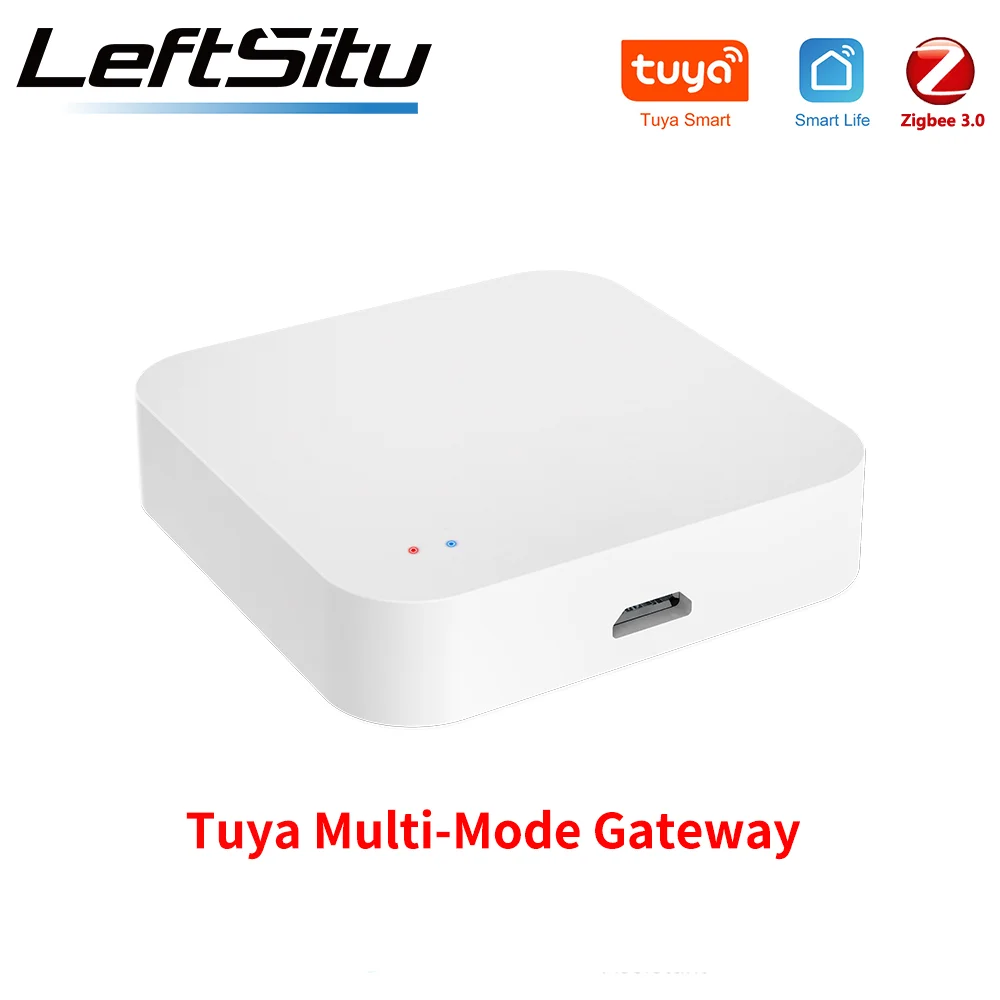 Tuya Zigbee Hub, puerta de enlace inteligente, WiFi, Bluetooth, malla, puente inalámbrico multimodo para Smart Home, var, Control remoto por aplicación Smart Life