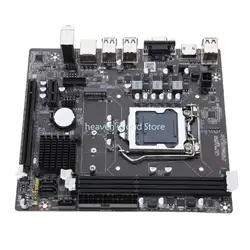 Placa base H61 LGA1155 DDR3 Micro ATX UEFI BIOS para sobremesa