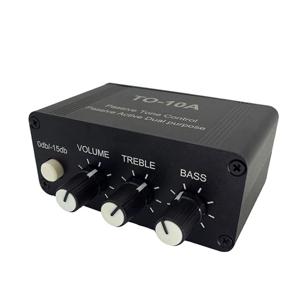 Amplificador de Audio frontal NE5532 Dual OP Amp, preamplificador de tubo estéreo, Control de tono de graves medios, volumen atenuado de doble propósito - imagen 3