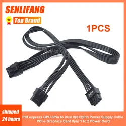 Cable alimentación PCIe a doble conector para tarjeta gráfica