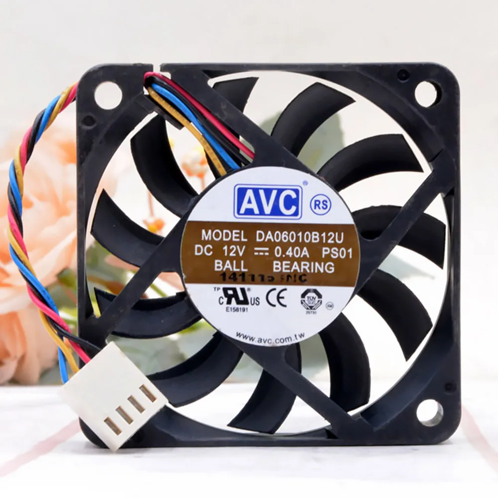 Ventilador 60mm AVC PWM Doble Rodamiento 12V – Refrigeración - imagen 5