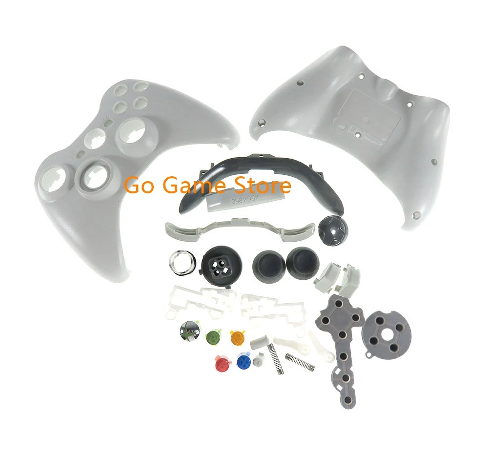 1 Juego para Xbox360 XBox 360 Joystick cable controlador cubierta carcasa con todas las piezas botón carcasa completa - imagen 4