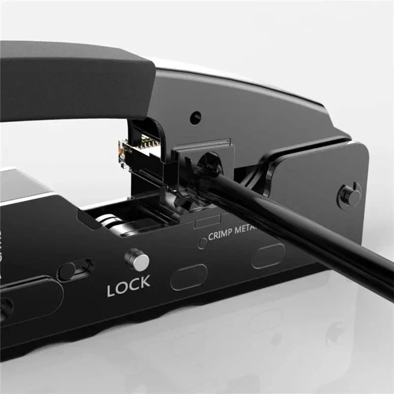 Herramienta de engarzado RJ45 de alta calidad, alicates de engarzado de conector 6P 8P RJ 45 para Cable de red Cat5e Cat6 Cat7, multifunción - imagen 5