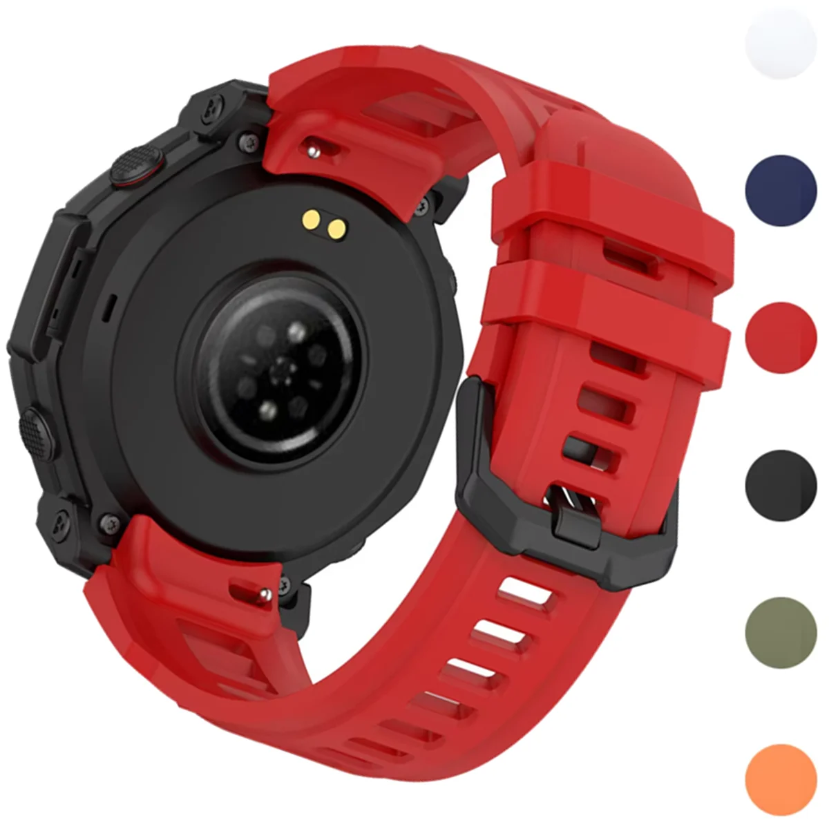 Correa de silicona para Amazfit T-Rex3 Pro, Correa de repuesto deportiva para reloj inteligente de 48mm para Huami Amazfit T Rex 3 Pro