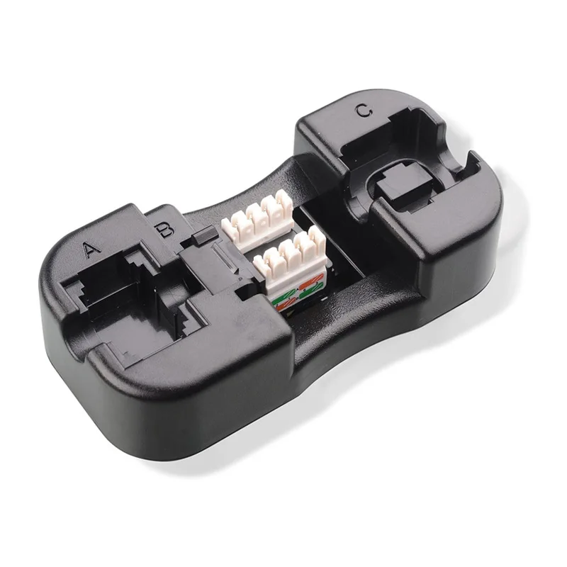 Portaherramientas Universal Keystone Jack Punch Down - Soporte para módulos de red Ethernet RJ45 Cat6/Cat5E y RJ11/RJ12 - imagen 4