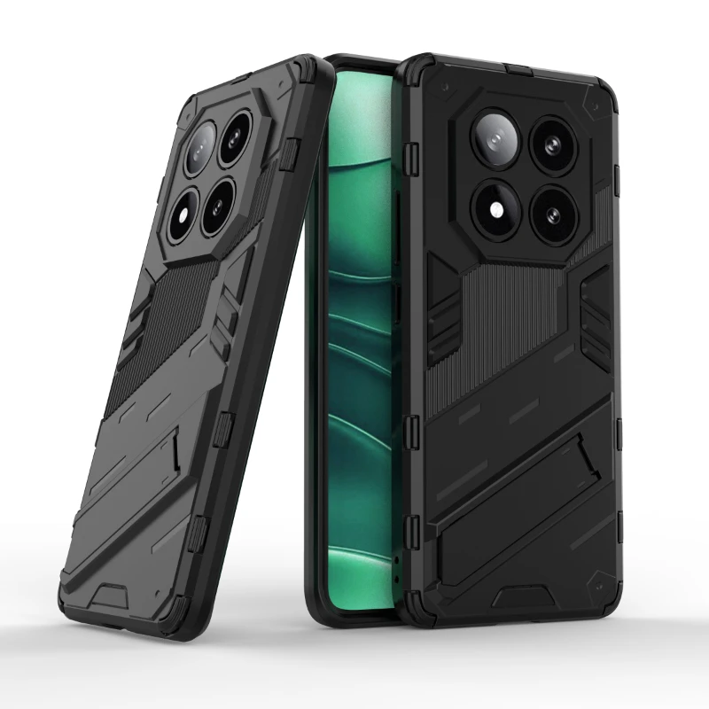 Para Xiaomi Redmi Note 14 Pro Plus 5G Funda trasera para teléfono armadura a prueba de golpes protección de esquina anticaída Fundas con soporte Coque Funda - imagen 2