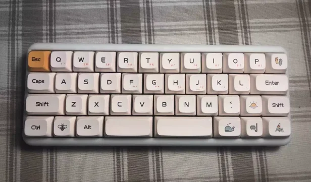 Complete keyboard E