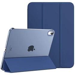 Para iPad 11th A16 funda para tableta de 11 pulgadas iPad 10th generación 10,9 pulgadas funda trasera dura con soporte delgado con encendido/apagado automático
