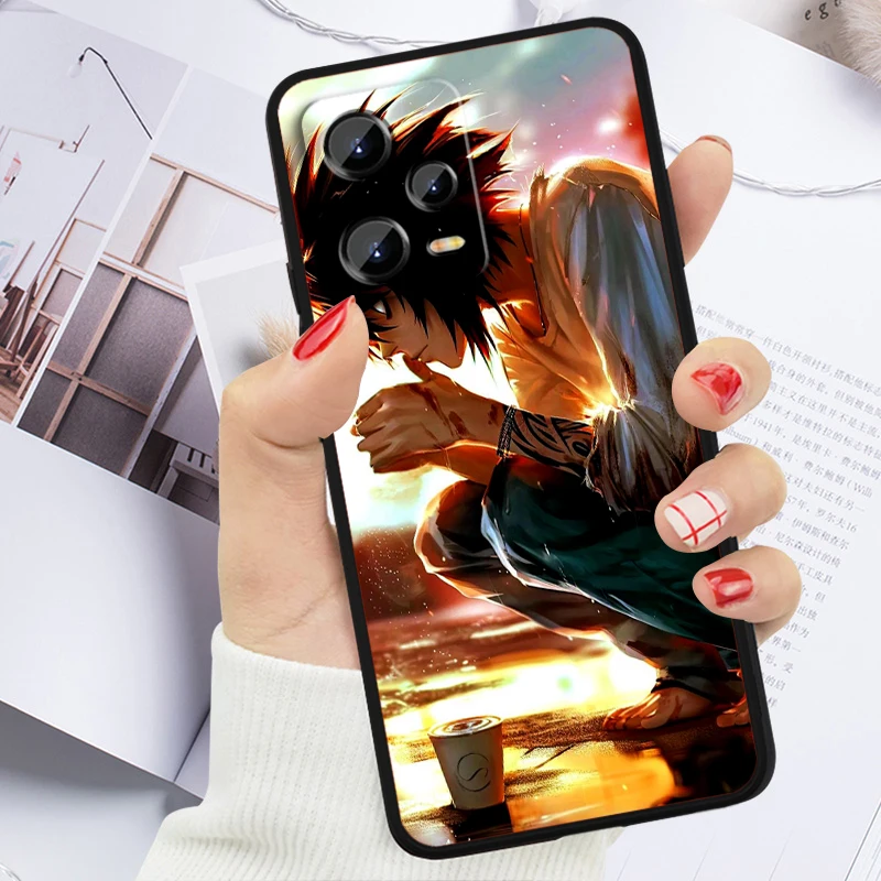 Death Note-funda de teléfono suave para Xiaomi Redmi Note, Popular, película de Anime, 13, 12R, 12, 12S, Turbo, 11, 11T, 11S, 10, 10S Pro Plus, 5G, color negro - imagen 3