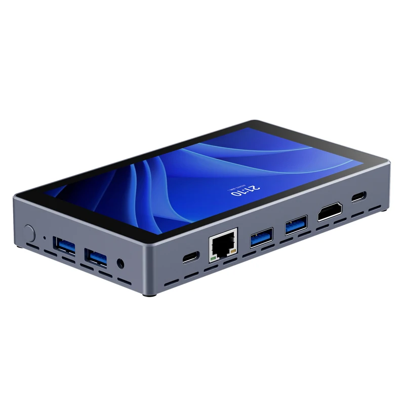 PiPO-Mini PC portátil de 5,5 pulgadas, pantalla IPS de 1280x700, Intel N5095 8G DDR4 128G SSD, ordenador inteligente de bolsillo HD tipo C Windwos11, caja de TV - imagen 4