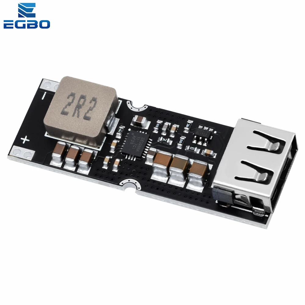 Placa de módulo de potencia de refuerzo de batería de litio de una sola celda de rendimiento: entrada de 3,7 V/4,2 V carga rápida de teléfono móvil QC2.0/QC3.0 TPS61088 - imagen 3