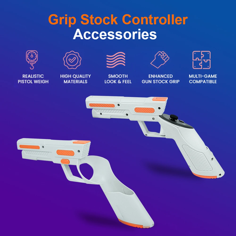 Controlador de cubierta protectora para Meta Quest 3, soporte de Mango antideslizante, agarre de pistola a prueba de sudor, accesorios de VR - imagen 3