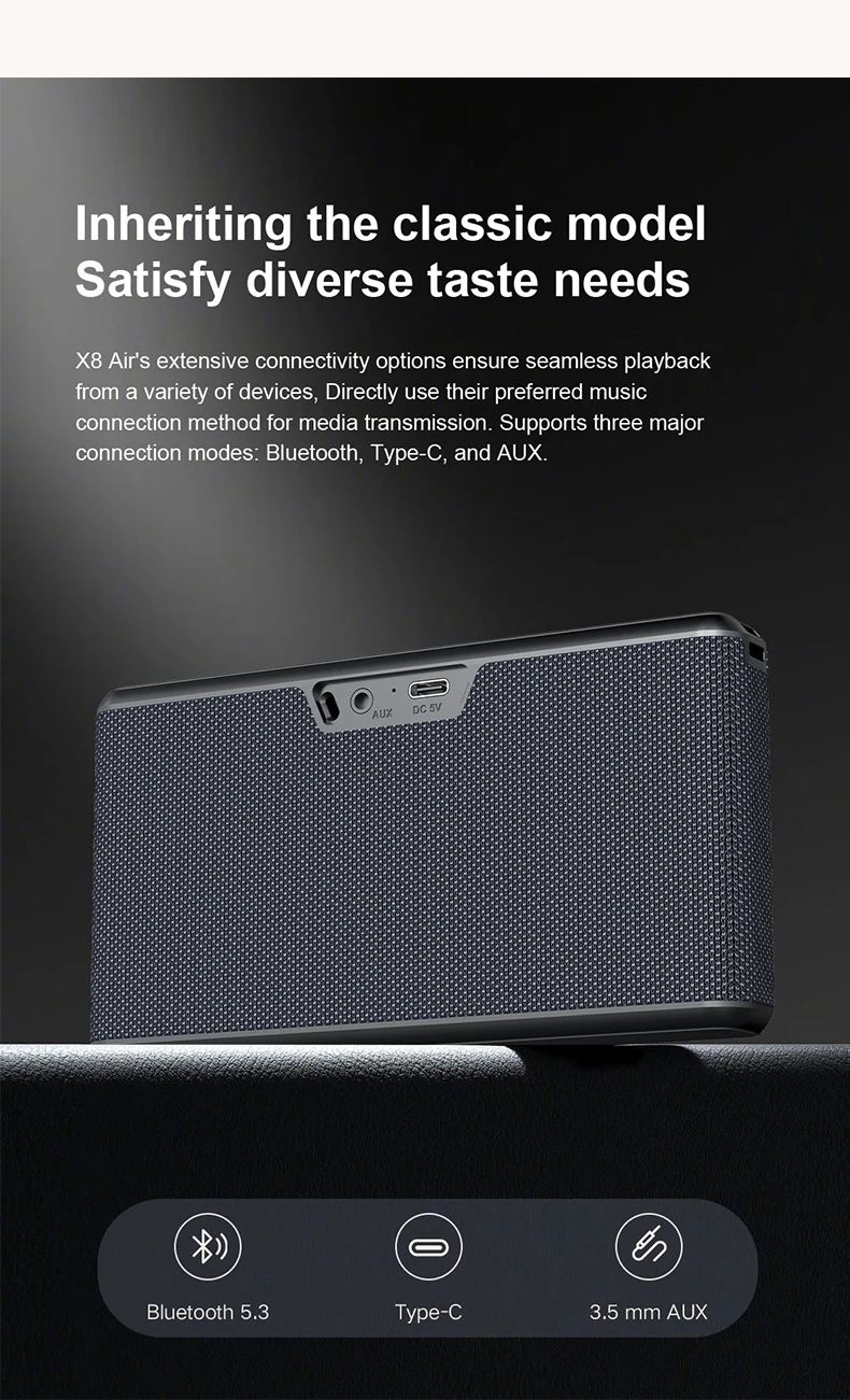 Altavoz Bluetooth X8 Air XDOBO para exteriores, altavoz inalámbrico, Mini caja de música portátil, altavoz para fiesta de senderismo para montar y hacer senderismo - imagen 5