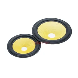 Kit de reparación de woofer con cono de fibra y suspensión de goma