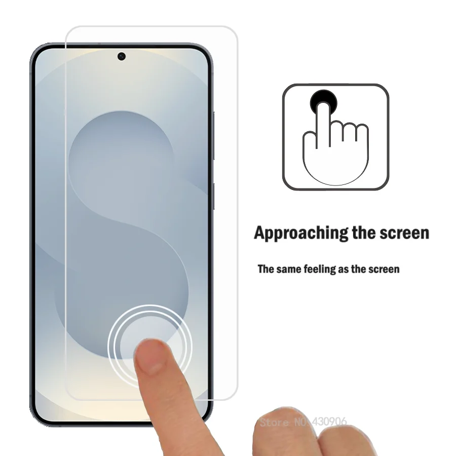 3 piezas para Samsung Galaxy S25 + Protector de pantalla cobertura de pantalla completa película de vidrio templado transparente de alta calidad borde 2.5D