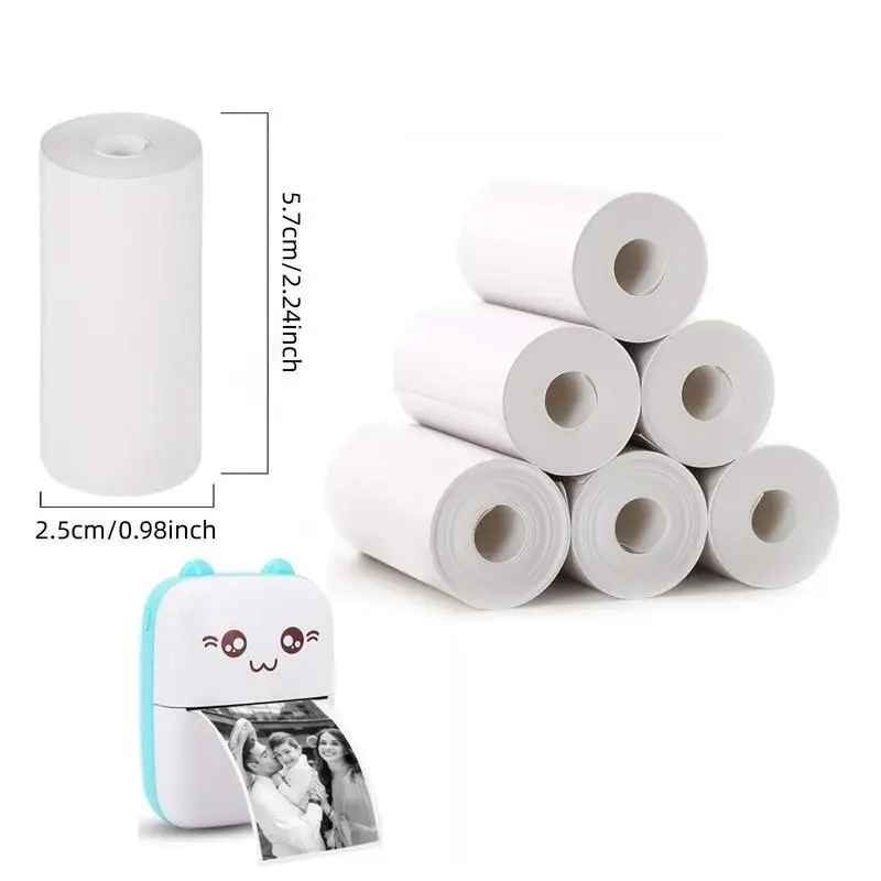 Papel de impresión conveniente para impresoras de bolsillo, cámara de impresión de notas de datos de fotos de teléfono móvil, Bluetooth térmico para preguntas incorrectas de estudiantes - imagen 2