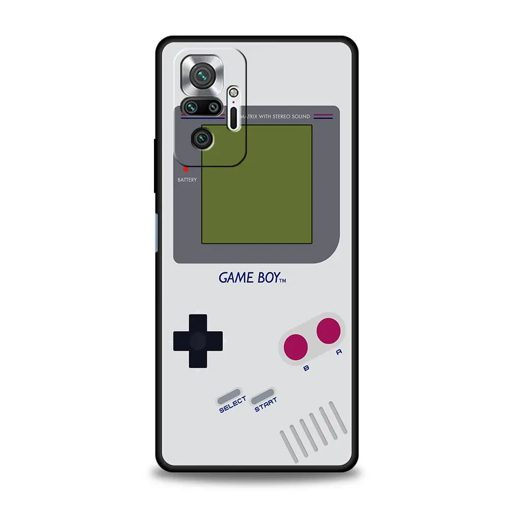 Funda de teléfono para Xiaomi Redmi Note 13 12 5G 9S 9 8 10 11 Pro 9T 13C 12C 10C 9C 9A 7 Pro cubierta suave Videojuego Boy Vintage GamePad - imagen 2