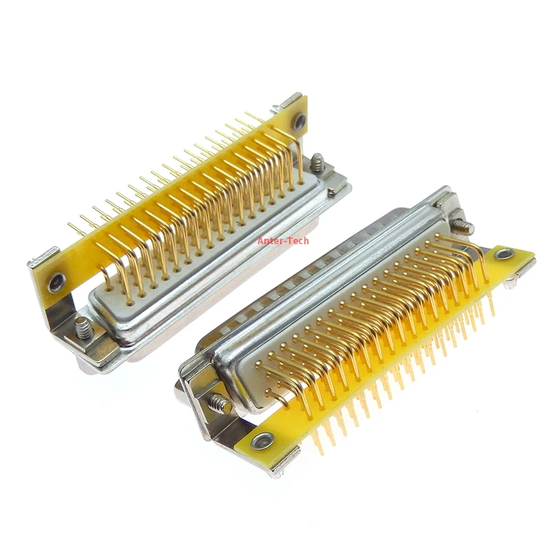 Conector DB50 D-Sub 50 Pines Macho/Hembra PCB 90° Chapado Oro - imagen 3