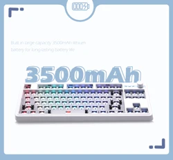 LS01/02 Kit Teclado Mecánico Intercambiable en Caliente Bluetooth RGB