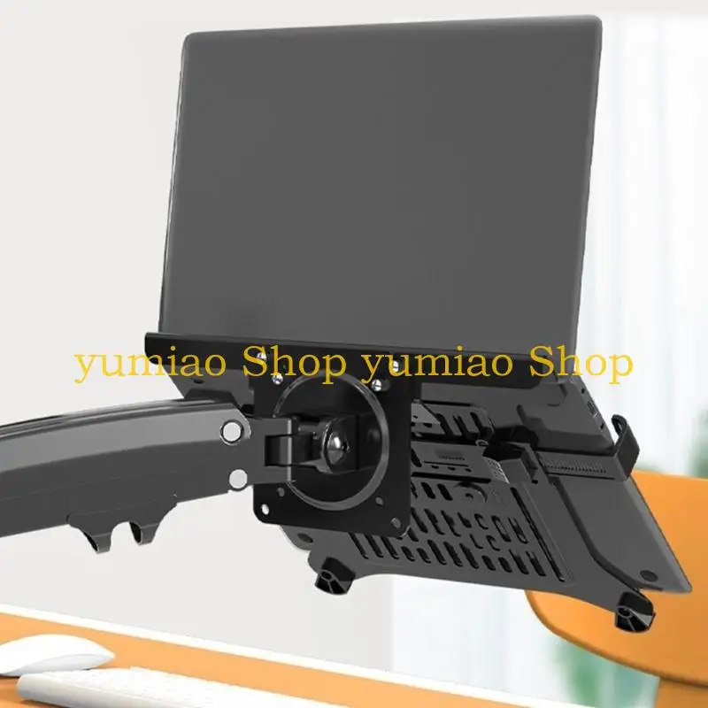 Soporte 587B Soporte bandeja laptop Vesa Soporte montaje del brazo del portátil Extendible para soporte del brazo