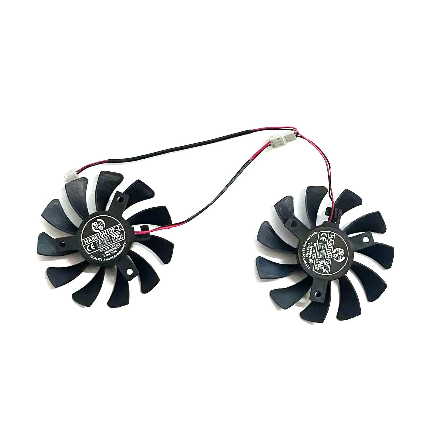 HA8010H12F-Z ventilador GPU GTX1650 de 2 pines para ventilador de tarjeta gráfica MSI GEFORCE GTX 1650 Super Ventus XS - imagen 4