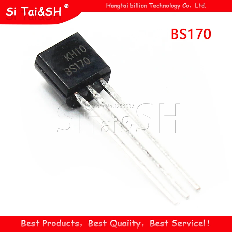 20 unids/lote BS170 TO-92 MOSFET N-CH 60V 500MA nuevo y original - imagen 2