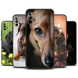 Samsung Galaxy A54/A34/A24/A14 Funda Silicona Dachshund Antigolpes