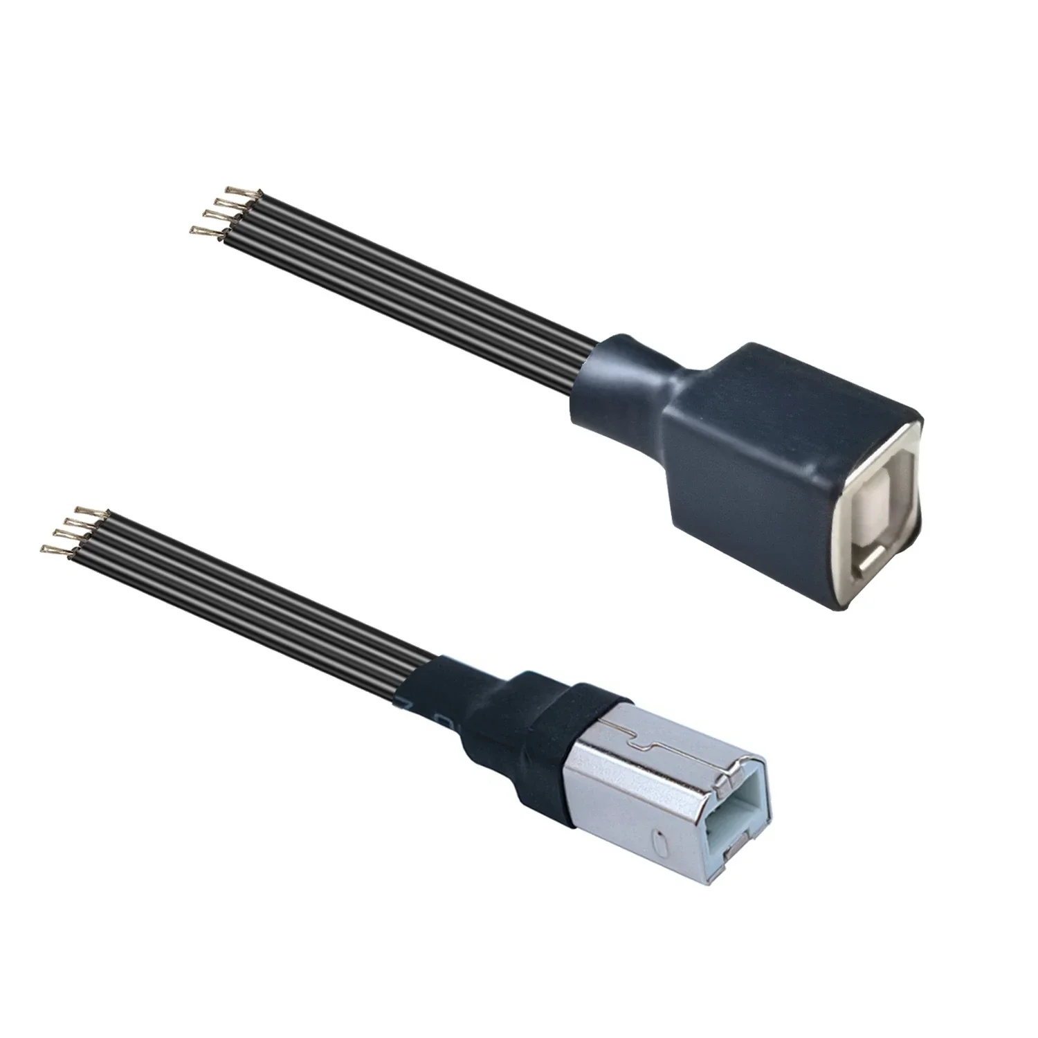 5V USB Micro mini tipo C enchufe macho 4 pines a Cable desnudo conector de Cable de alimentación de extremo abierto USB-C DIY Cable de carga de energía de reparación 26AWG