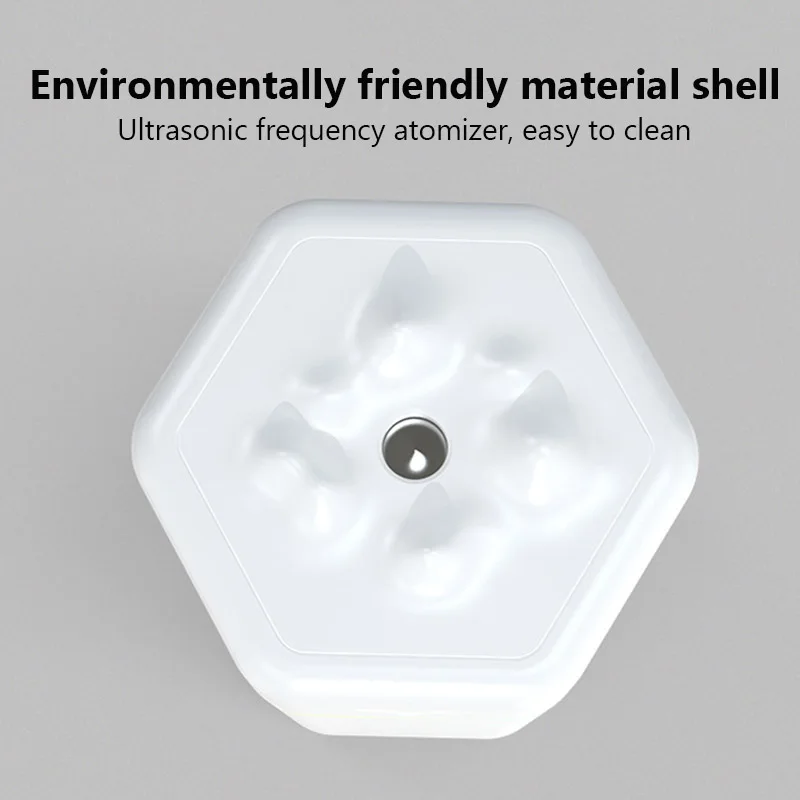 Mini humidificador de aire para oficina, difusor de Aroma de humidificación de aire de escritorio para habitación, Usb, purificador de niebla para coche y hogar pequeño - imagen 5